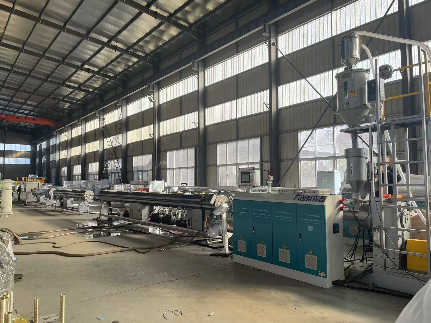 20-110mm HDPE boru makinesi başarıyla test edildi