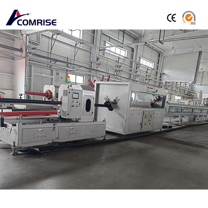 Müşterinin fabrikasına üç PE boru makinesi kuruldu