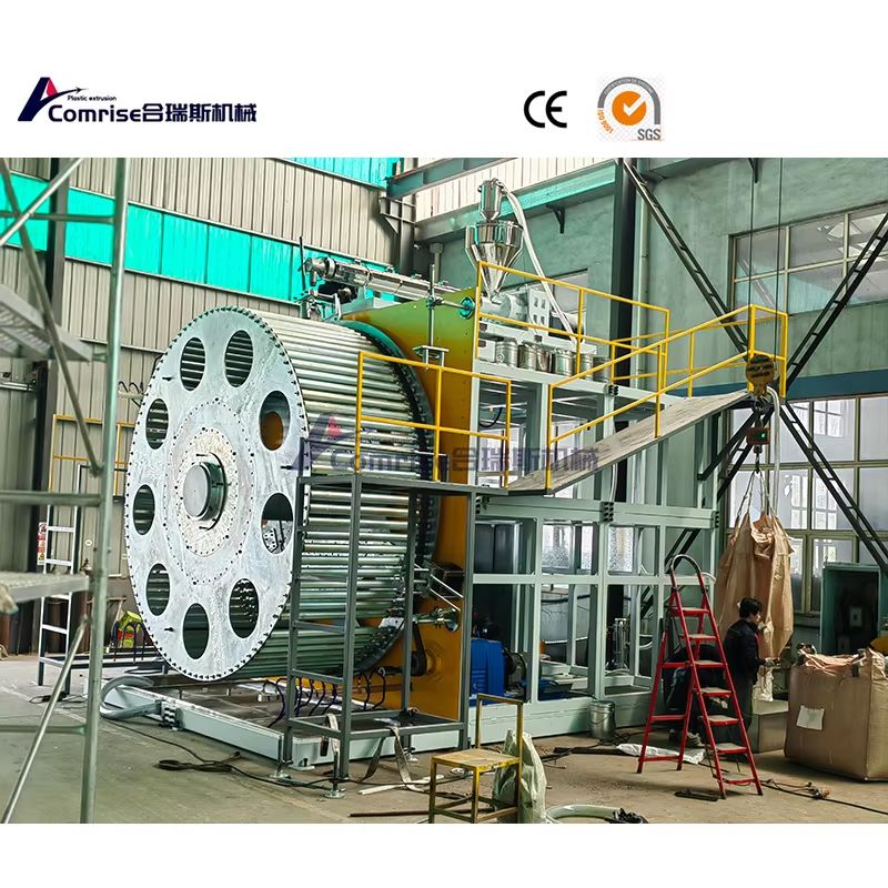 Gönderi için içi boş duvar spiral sarma boru üretim hattı