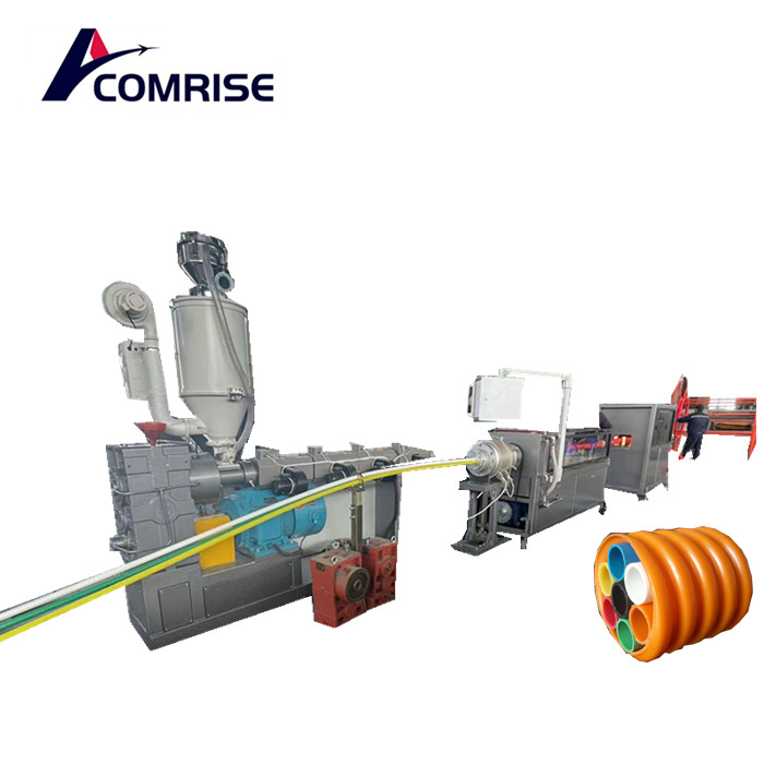 HDPE PE COD kablosu gözenekli boru yapım makinesi